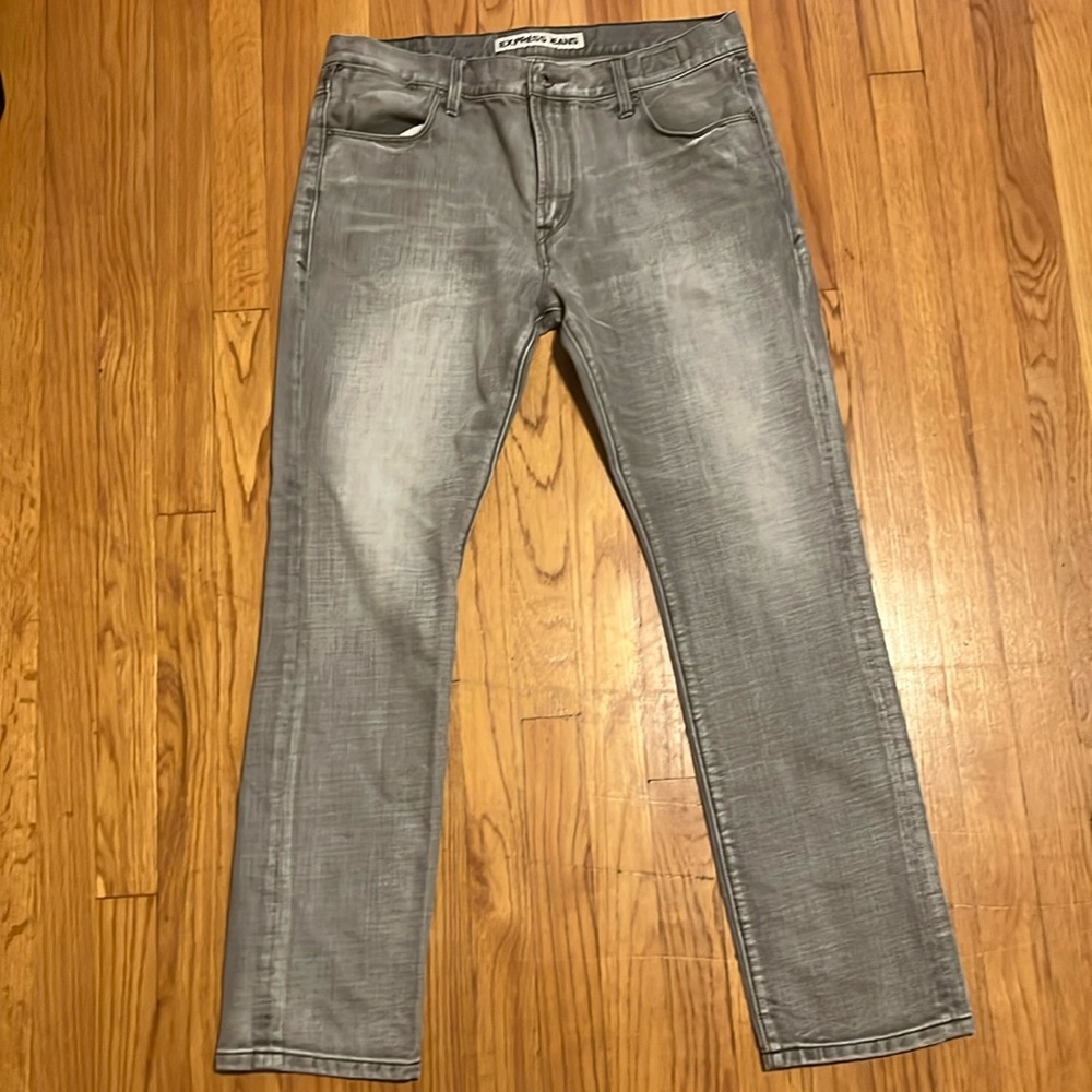 Express Denim Jeans - Gray
